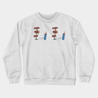 Pen and computer Crewneck Sweatshirt